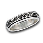 sterling silver spinning ring