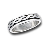 sterling silver spinning ring