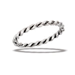 sterling silver twist ring