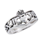 sterling silver claddah weave ring