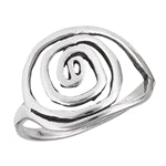 sterling silver sprial ring