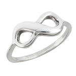sterling silver infinity ring