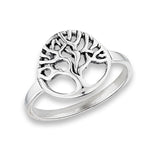 sterling silver tree of life ring