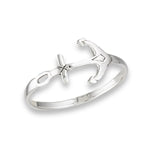 sterling silver anchor ring