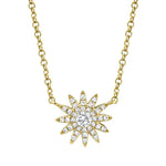 Diamond Starburst Necklace