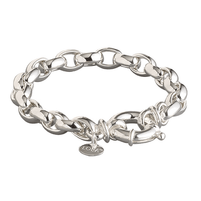 Small Rolo Link Bracelet 7mm