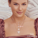 Diamond Pave Heart Pendant Necklace
