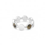 Endless Summer Stacker Ring/ sterling silver/ York beach sand/ by Dune
