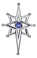 Sapphire North Star Necklace