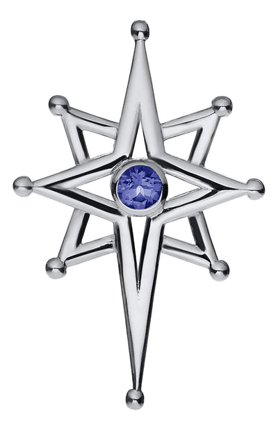 Sapphire North Star Necklace