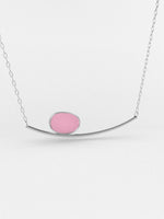 Sea Glass Horizon Sterling Silver Necklace