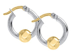 sterling silver 14kt gold 15mm cape cape cod hoops earrings by lestage
